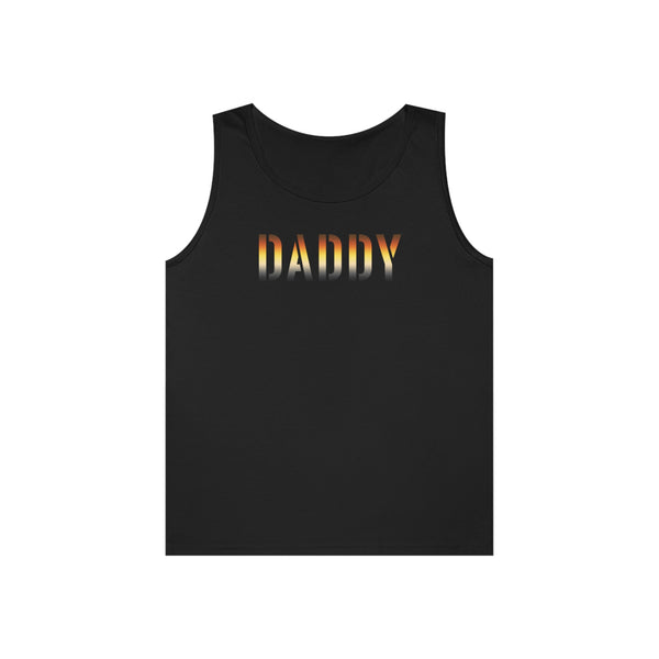 woof and grrr bear pride DADDY stencil Heavy Cotton Tank Top