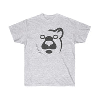 woof and grrr Gray Bear Logo Ultra Cotton Tee.