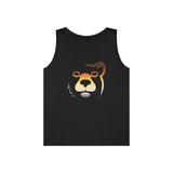 woof and grrr bear pride gradient logo Heavy Cotton Tank Top