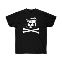 woof and grrr Pirate Bear white design Ultra Cotton Tee.