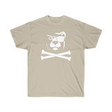woof and grrr Pirate Bear white design Ultra Cotton Tee.
