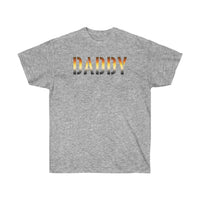 woof and grrr DADDY stencil design Ultra Cotton Tee.