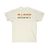 woof and grrr DADDY stencil design Ultra Cotton Tee.