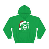 woof and grrr Santa Bear Heavy Blend™ Hooded Sweatshirt