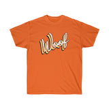 woof and grrr vintage Woof Script, Ultra Cotton Tee.