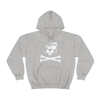 woof and grrr Pirate Bear white design Heavy Blend™ Hooded Sweatshirt